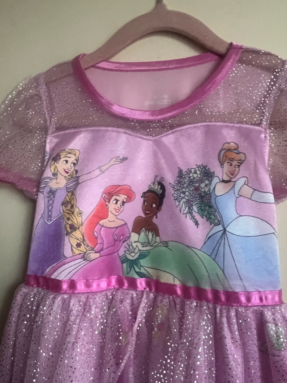 Prince Pink Glitter Princess Nightgown size 5 - Picture 3 of 9